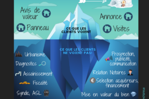 "L’iceberg immobilier côté vendeur", Karine Mahieux Social Media Manager – Coach en stratégies numériques