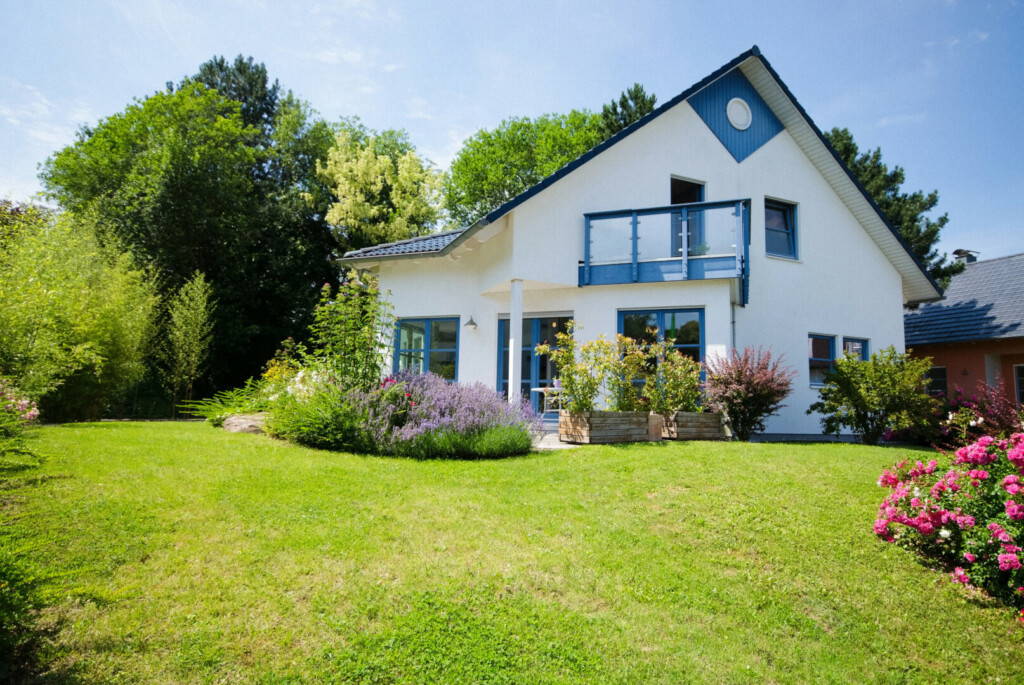 photo : maison avec jardin
