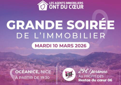 À Nice, bientôt la 5ᵉ soirée des Agents immobiliers ont du cœur