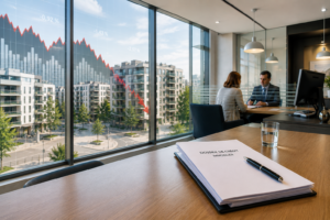 Crédits immobiliers : les taux montent vite et la production de crédits recule rapidement